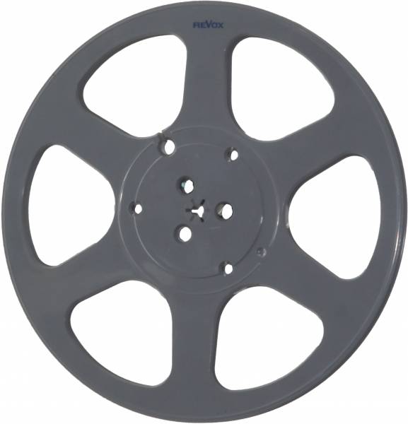 Revox Kunststoff-Leerspule Speichendesign, grau