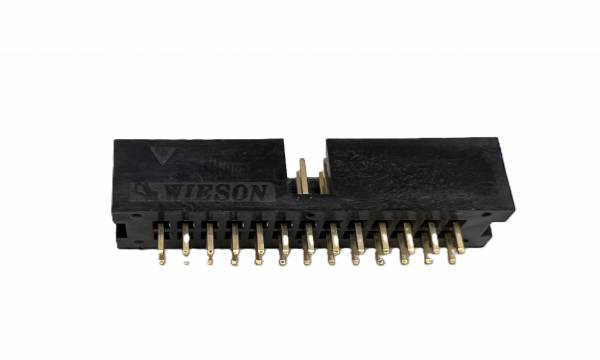10× WIESON 26-poliger Printsteckverbinder, 2-reihig