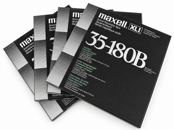Maxell XL I 35-180B Aluspule mit Tonband – 1.100 m / 3.600 ft. - gebraucht
