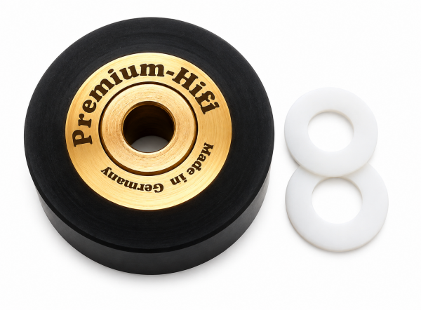 Premium Andruckrolle für Revox B77 / PR99 / Studer | inkl. 2 Teflonscheiben