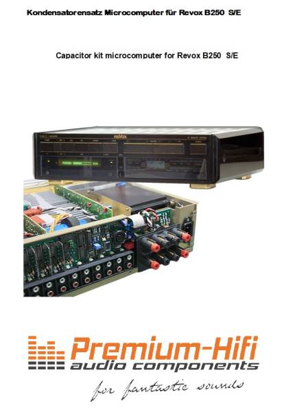 Kondensatorensatz Revox B250 S / B250 E Microcomputer 1.725.290.82–1.725.291.20