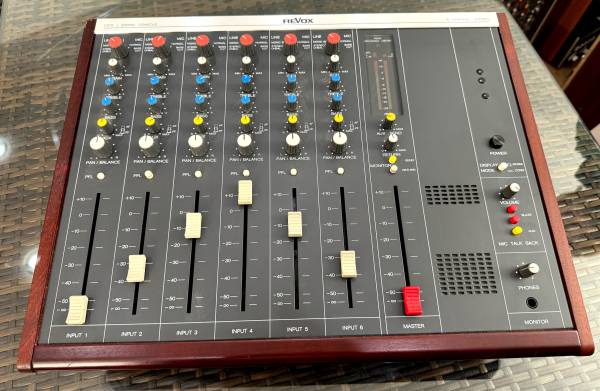 Revox C279 Mischpult – professionelles 6-Kanal-Mischpult inkl. dbx Expansion Unit & Revox-Koffer