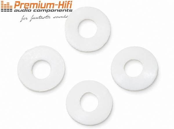 Gleitscheiben (Teflon) für Studer & Revox Kassettendecks Revox B710/B215 Studer A710/A721 – 4er-Set