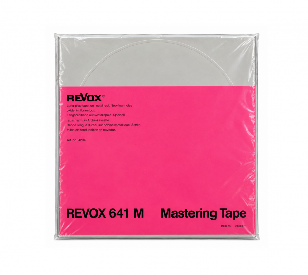 REVOX 641 M Mastering Tape – Original NOS, unbenutzt & original eingeschweißt